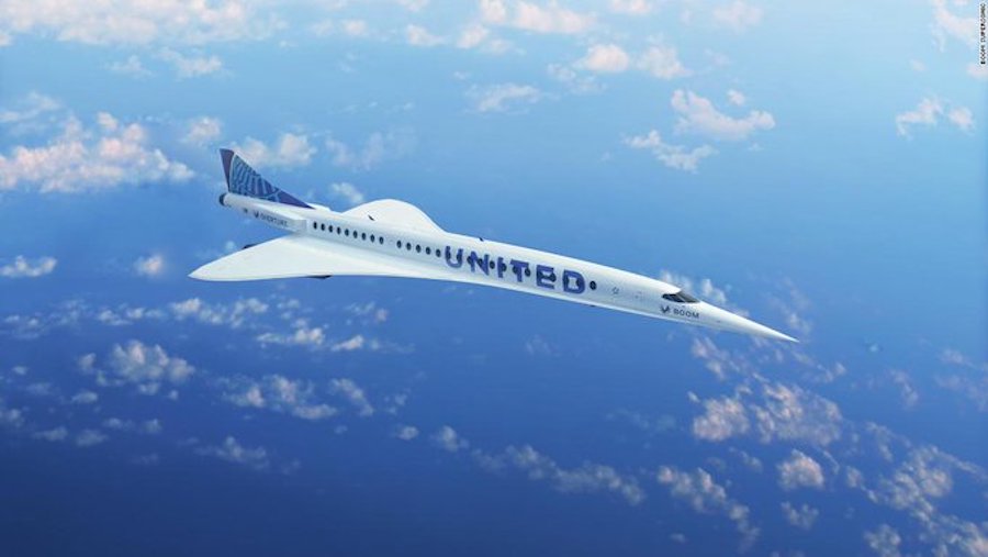 united airlines supersonic 2029