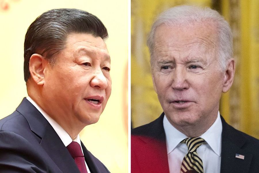 Chinese leader Xi Jinping and President Biden