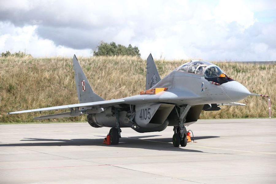 MIG-29 fighter jets of Polish Air Forces