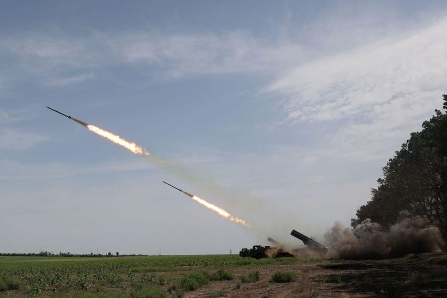 Ukrainian unit launched rockets