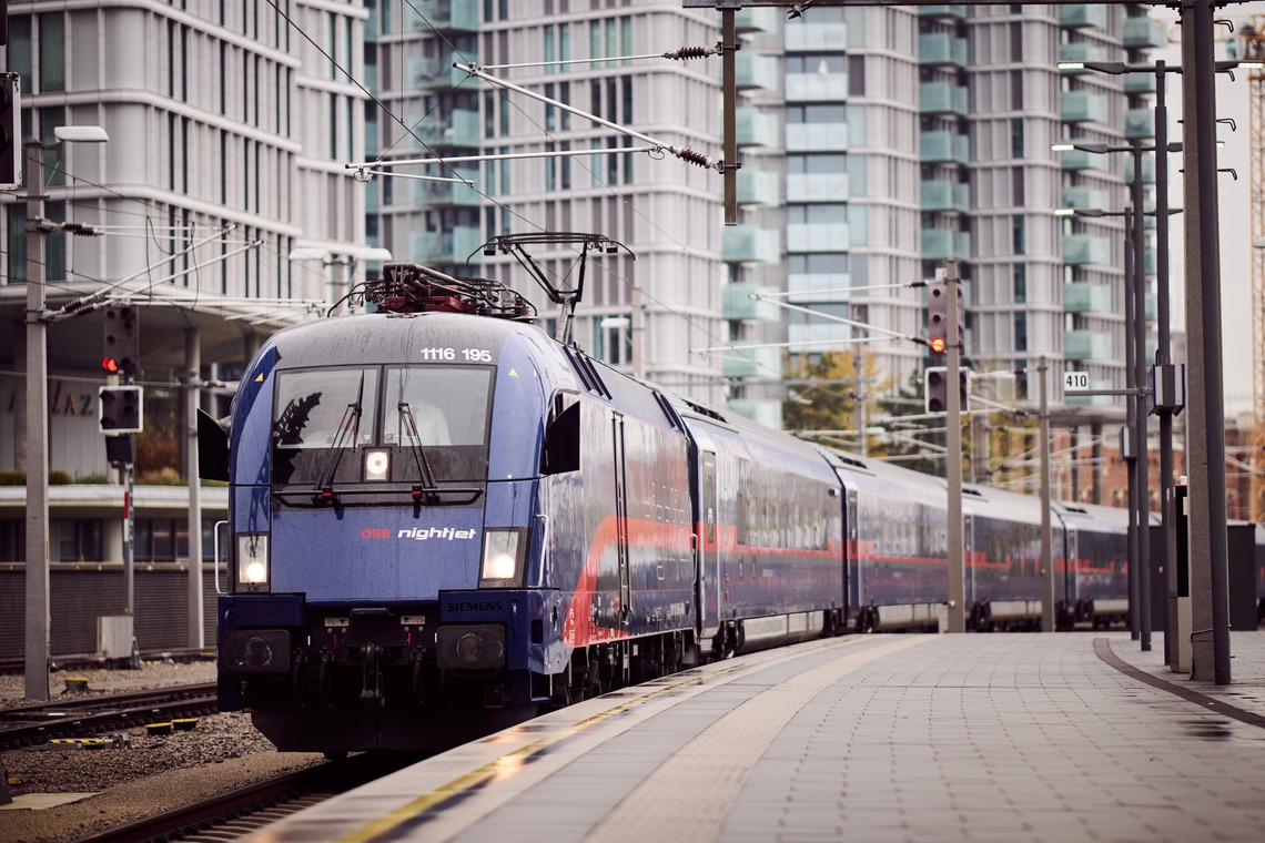Нічний потяг ÖBB нового покоління здійснив перший рейс в Австрії