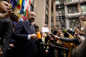 Charles Michel, the president of the European Council