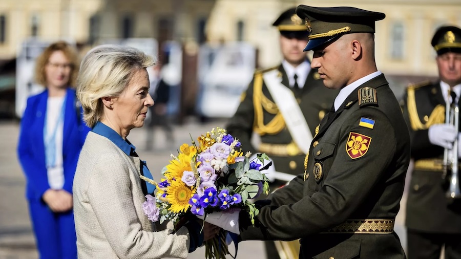 von der Leyen Kyiv