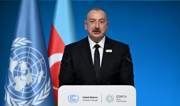 Azerbaijan's President Ilham Aliyev