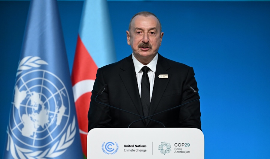 Azerbaijan's President Ilham Aliyev