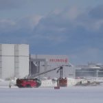 Delta Air Lines plane crash site at Toronto