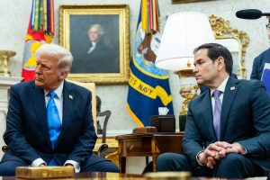 President Trump with Secretary of State Marco Rubio