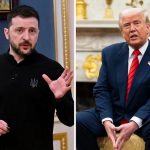 President Trump and and President Volodymyr Zelensky