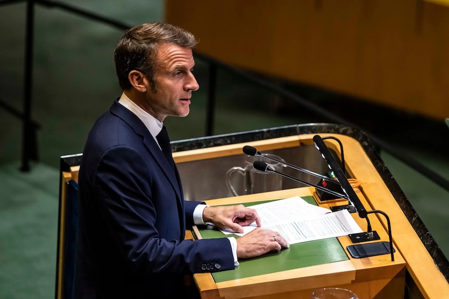 Emmanuel Macron Palestine