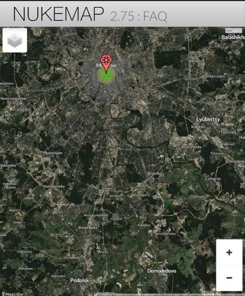 tom cooper nukemap moskva