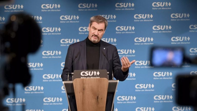 Bavarian state premier Markus Söder