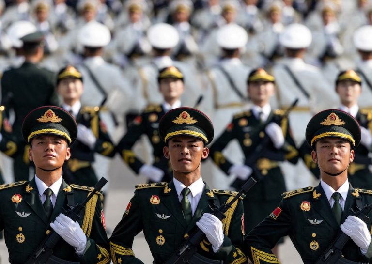 Soldiers of the People's Liberation Army (PLA) of China
