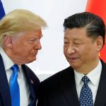 U.S. President Donald Trump meets with China's President Xi Jinping