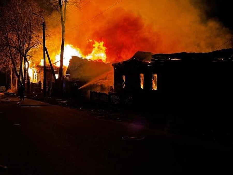 tom cooper Geran-2-strike on Novhorod-Siverskyi