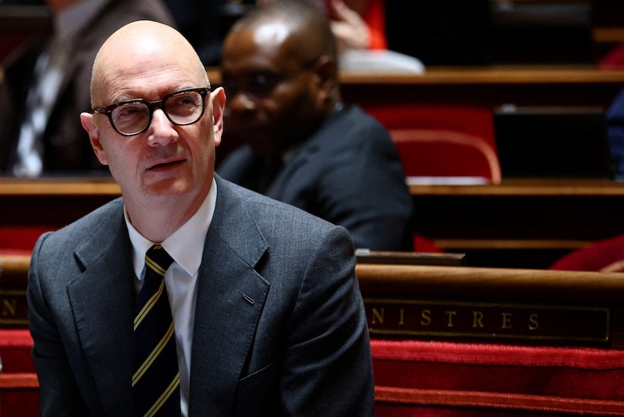 French Minister for Economy, Finance, and Industrial, Energy and Digital Sovereignty Roland Lescure