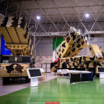 A TEL (left) and a TELAR of the latest SAM-system of the IRIADF