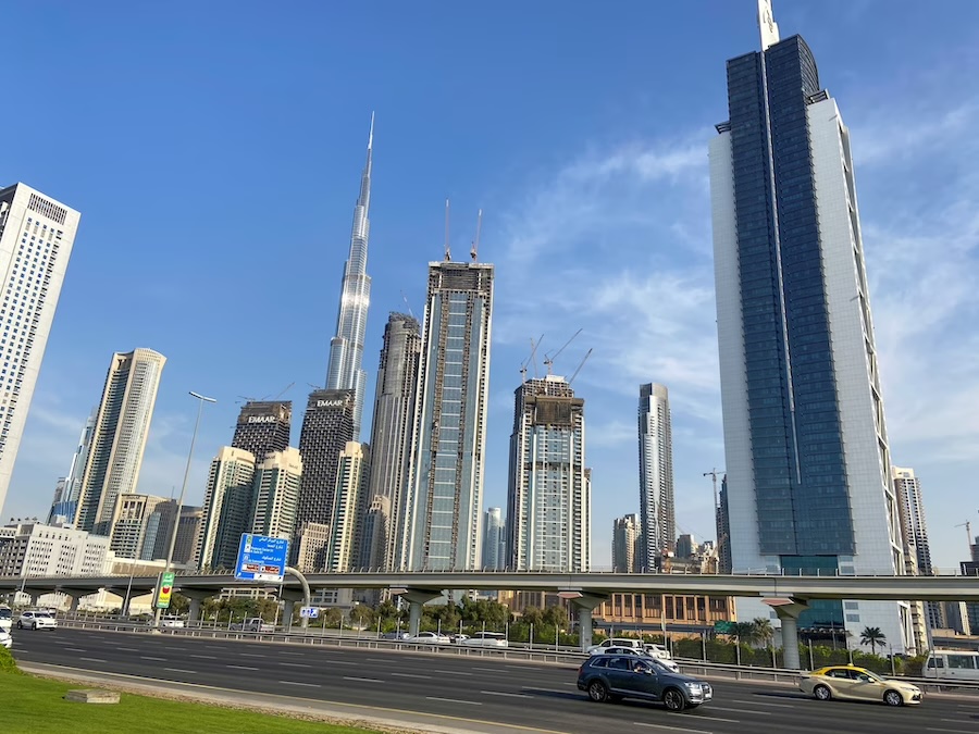 Burj Khalifa skyline in Dubai